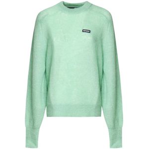 Rotate Birger Christensen, Dames, Truien, Groen, Maat: 2XS Wol,