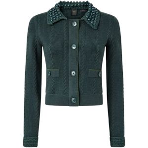 Pinko, Dames, Truien, Groen, Maat: S