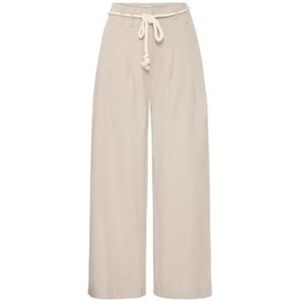 Ichi, Dames, Broeken, Beige, Maat: L