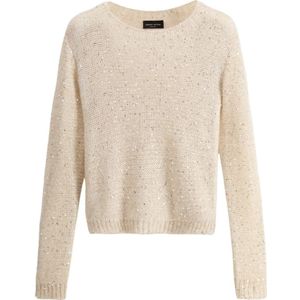 Roberto Collina, Dames, Truien, Beige, Maat: L