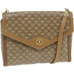 Celine Vintage, Dames, Pre-owned, Beige, Maat: ONE Size
