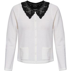 Loveshackfancy, Dames, Truien, Beige, Maat: XS Wol,