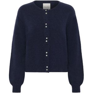 Part Two, Dames, Truien, Blauw, Maat: 3XL Wol,