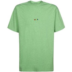 Msgm, Heren, Tops, Groen, Maat: XL Katoen,