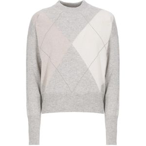 Peserico, Dames, Truien, Veelkleurig, Maat: XS Zijde,