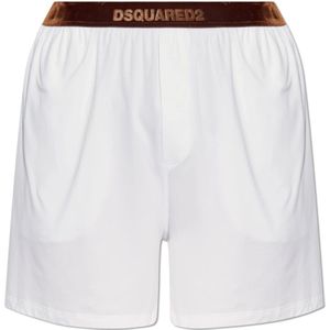 Dsquared2, Heren, Ondergoed, Wit, Maat: XL Katoen,
