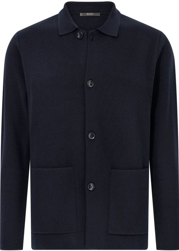 Boggi Milano - Gebreid Vest - Marine