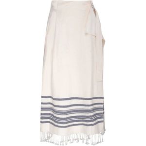 Weekend Max Mara, Dames, Rokken, Beige, Maat: XS Katoen,