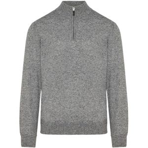 Canali, Heren, Truien, Grijs, Maat: 3XL Zijde,
