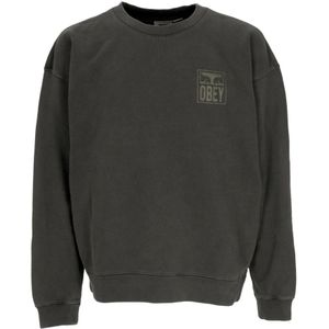 Obey, Heren, Sweatshirts & Hoodies, Zwart, Maat: XS Katoen,