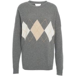 JEI O', Dames, Truien, Grijs, Maat: XS