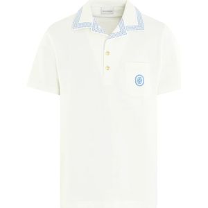 Drole de Monsieur, Heren, Tops, Wit, Maat: L Piqué,