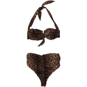 F**k, Dames, Badkleding, Veelkleurig, Maat: S Tweed,