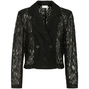 Kaffe - Kalora Lace Blazer - Blazer - Zwart - Dames