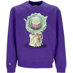Octopus, Heren, Sweatshirts & Hoodies, Paars, Maat: S Katoen,