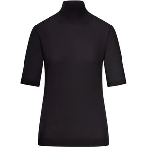 Max Mara, Dames, Truien, Zwart, Maat: M Wol,