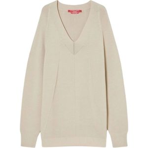 Marina Rinaldi, Dames, Truien, Beige, Maat: L Viscose,