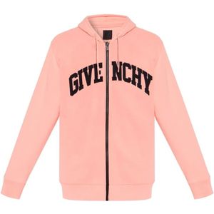 Givenchy, Heren, Sweatshirts & Hoodies, Roze, Maat: S Katoen,