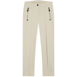 Moncler, Dames, Broeken, Wit, Maat: 2XS Viscose,