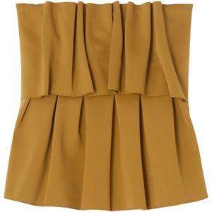 dagmar, Dames, Tops, Bruin, Maat: S