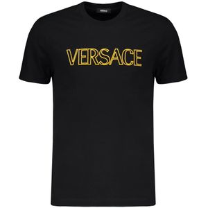 Versace, Heren, Tops, Zwart, Maat: 3XL Katoen,