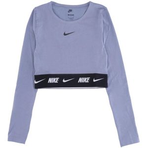 Nike, Dames, Tops, Paars, Maat: M Poliester,