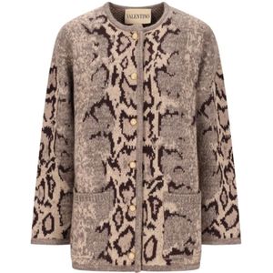 Valentino Garavani, Dames, Truien, Veelkleurig, Maat: S Kasjmier,