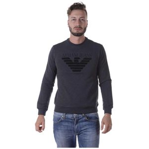 Armani Jeans, Heren, Truien, Grijs, Maat: M Katoen,