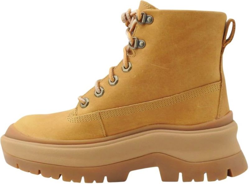 Timberland - Roxie Lane Mid Lace - Kuitlaarzen - Wheat - Volnerfleer
