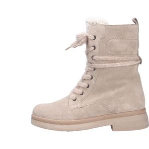 Gabor - Flotter - Veterlaars - Beige - Suèdeleer - Ademend