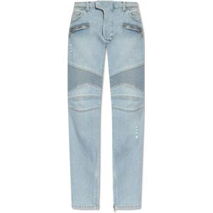 Balmain Jeans met logo , Blue , Heren , Maat: W36