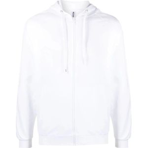 Moschino, Heren, Sweatshirts & Hoodies, Wit, Maat: L Katoen,