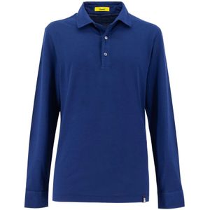 Drumohr, Heren, Tops, Blauw, Maat: L Katoen,