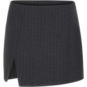 The Garment, Dames, Rokken, Grijs, Maat: 2XS Wol,