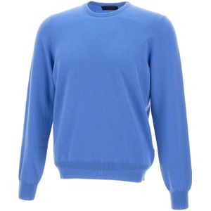 Gran Sasso, Heren, Truien, Blauw, Maat: M Kasjmier,