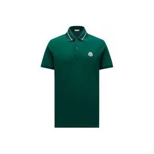 Moncler Polo Hemden , Green , Heren , Maat: M
