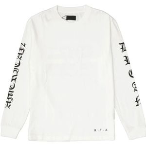 Rta, Heren, Sweatshirts & Hoodies, Wit, Maat: S Katoen,