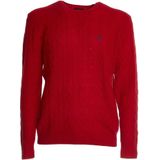 Polo Ralph Lauren - Trui - Rood - Effen - Lange Mouw