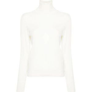 Allude, Dames, Truien, Wit, Maat: L Wol,