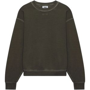 Gcds, Heren, Sweatshirts & Hoodies, Groen, Maat: L Katoen,