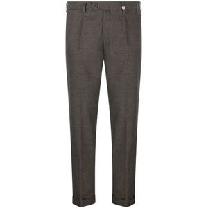 Myths, Heren, Broeken, Bruin, Maat: S