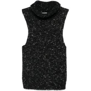 Alysi, Dames, Truien, Zwart, Maat: XS Zijde,