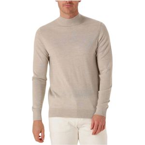 Profuomo - Slim Fit Trui - Beige - 100% Wol