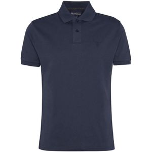 Barbour, Heren, Tops, Blauw, Maat: S Katoen,