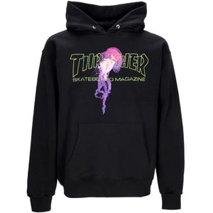 Thrasher, Heren, Sweatshirts & Hoodies, Zwart, Maat: S Katoen,