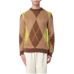 Family First, Heren, Truien, Veelkleurig, Maat: L Wol,