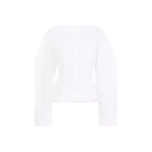 Jacquemus Witte Hemden voor Vrouwen Aw24 , White , Dames , Maat: 3XS