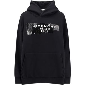 Givenchy, Dames, Sweatshirts & Hoodies, Zwart, Maat: S Katoen,