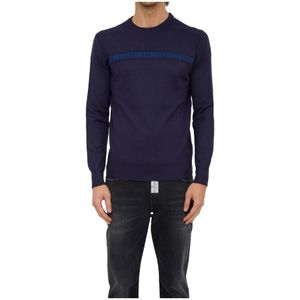 Bikkembergs, Heren, Truien, Blauw, Maat: L Wol,