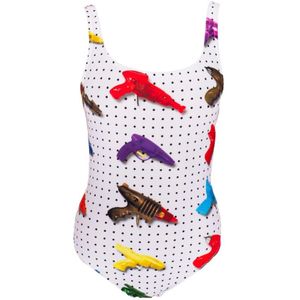 Jeremy Scott, Dames, Badkleding, Veelkleurig, Maat: L